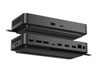 Dell Pro Dock WD25 - Dockningsstation - USB-C - HDMI, 2 x DP, USB-C - 1GbE, 2.5GbE - 130 Watt - BTO - med 3 års grundläggande maskinvaruservice med avancerat byte efter fjärrdiagnos DELL-WD25
