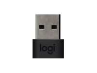 Logitech Logi Zone Wired USB-A Adapter - USB-adapter - USB typ A (hane) till USB-C (hona) - grafit - för Zone Wired MSFT Teams 989-000982