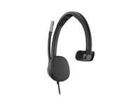 HP Poly Mission 615 - Mission 600 Series - headset - på örat - kabelansluten - USB-A, USB-C - svart - Zoomcertifierad, Certifierad för Microsoft-teams, Works With Chromebook Certified, Google Meet-certifierad C01C3A6#AC3