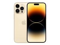 Apple iPhone 14 Pro Max - 5G smartphone - dual-SIM / Internminne 1 TB - OLED-skärm - 6.7" - 2796 x 1290 pixels (120 Hz) - 3 st. bakre kameror 48 MP, 12 MP, 12 MP - front camera 12 MP - guld MQC43QN/A