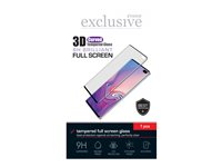Insmat Exclusive - Skärmskydd för mobiltelefon - helskärm, 9H Brilliant - 3D - glas - ramfärg svart 861-1702