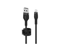 Belkin BoostCharge - Lightning-kabel - USB hane till Lightning hane - 2 m - svart CAA010BT2MBK