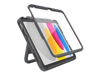 Zagg Durango - Skyddsfodral för surfplatta - robust - med ställning, brun låda - för Apple 10.9-inch iPad (10:e generation); iPad (A16) 702321052