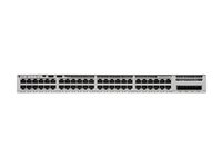 Cisco Catalyst 9200L - Network Essentials - switch - L3 - Administrerad - 48 x 10/100/1000 + 4 x 10 Gigabit SFP+ (upplänk) - rackmonterbar C9200L-48T-4X-E