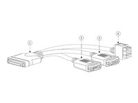 Cisco - Tangentbords-/video-/muskabel - 2 x USB, DB-9, HD-15 (VGA) N20-BKVM-D=