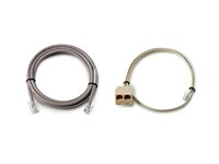 HP Cable Pack for Dual Cash Drawers - Kabelsats för kassalåda - för ElitePOS G1 Retail System; Engage One; RP3 Retail System; RP7 Retail System QT538AA