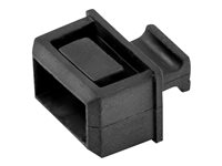 StarTech.com 10 Pack SFP Dust Cover for Open SFP/SFP+ Slot, SFP Plug, Fiber Optic Dust Caps, SFP Port Anti-Dust Cover, Network Switch Port Protector, Durable TPE Material with Pull Tab - SFP Port Dust Covers (SFPCAP10) - Dammskydd - svart (paket om 10) SFPCAP10