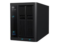 WD My Cloud PR2100 WDBBCL0280JBK - Pro Series - NAS-server - 2 fack - 28 TB - HDD 14 TB x 2 - RAID 0, 1, JBOD - RAM 4 GB - Gigabit Ethernet WDBBCL0280JBK-EESN