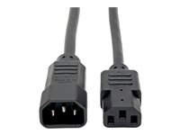 Eaton Tripp Lite Series PDU Power Cord, C13 to C14 - 10A, 250V, 18 AWG, 6 ft. (1.83 m), Black - Förlängningskabel för ström - IEC 60320 C14 till power IEC 60320 C13 - AC 100-250 V - 10 A - 1.83 m - svart P004-006
