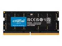 Crucial - DDR5 - modul - 48 GB - SO DIMM 262-pin - 2800 MHz / PC5-44800 - CL46 - 1.1 V - on-die ECC - svart CT48G56C46S5