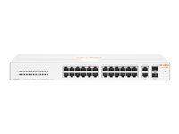 HPE Networking Instant On 1430 26G 2SFP Switch - Switch - ohanterad - 26 x 10/100/1000 + 2 x 100/1000 SFP - skrivbordsmodell, rackmonterbar, väggmonterbar - BTO R8R50A#ABB