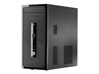 HP ProDesk 400 G2 - microtower - Celeron G1840 2.8 GHz - 4 GB - HDD 500 GB - TAA-kompatibel J4B24EA#ABS