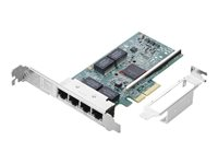 Broadcom BCM5719-4P - Nätverksadapter - PCIe 2.1 x4 låg profil - Gigabit Ethernet x 4 - för ThinkPad L15 Gen 4; ThinkStation P3; P360; P520; P520c; P620; P720; P920 4XC1K80847