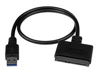StarTech.com USB 3.1-kabeladapter (10 Gbps) för SATA-enheter - Kontrollerkort - 2.5" - SATA 6Gb/s - USB 3.1 (Gen 2) - svart USB312SAT3CB