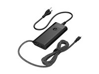 HP 110W Laptop Charger - Strömadapter - USB-C - AC 115/230 V - 110 Watt - utgångskontakter: 2 - Europa - svart 8B3Y2AA#ABB