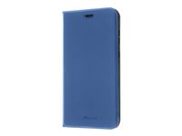 Insmat Exclusive - Baksidesskydd för mobiltelefon - kartong+papper+aluminiumfolie, termoplastisk polyuretan (TPU), polyuretan - electric blue - för Samsung Galaxy A55 650-3234