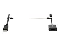 StarTech.com Säkerhetslåskablar - paket med 10 - stål - justerbar - Säkerhetskabel - silver - 30 cm - TAA-kompatibel (paket om 10) CONNLOCKPK10