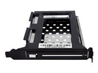 StarTech.com 2.5in SATA Removable Hard Drive Bay for PC Expansion Slot - Storage bay adapter - black - S25SLOTR - Adapter för lagringsfack - svart S25SLOTR