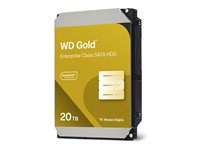 WD Gold WD203KRYZ - Hårddisk - Enterprise - 20 TB - inbyggd - 3.5" - SATA 6Gb/s - 7200 rpm - buffert: 512 MB WD203KRYZ