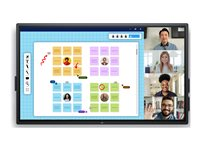 Dell Pro 75 Plus 4K Touch Monitor P7525QT - 75" Diagonal klass (74.5" visbar) LED-bakgrundsbelyst LCD-skärm - interaktiv - med pekskärm (multitouch) - 4K UHD (2160p) 3840 x 2160 DELL-P7525QT