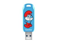 SanDisk Smurfs - Papa Smurf Edition USB flash-enhet - 128 GB - USB 3.2 Gen 1 SDCZIS-128G-G46