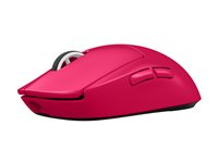 Logitech G PRO X SUPERLIGHT 2 - Mus - gaming - optisk - 5 knappar - trådlös - 2.4 GHz - USB Logitech LIGHTSPEED-mottagare - rosa 910-006797