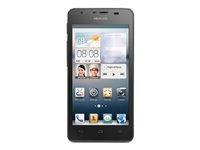 Huawei Ascend G510 - 3G pekskärmsmobil - RAM 512 MB / Internminne 4 GB - microSD slot - 4.5" - 480 x 854 bildpunkter - rear camera 5 MP - svart G510 BLACK