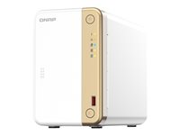 QNAP TS-262 - NAS-server - 2 fack - 16 TB - SATA 6Gb/s - HDD 8 TB x 2 - RAID 0, 1, JBOD - RAM 4 GB - 2.5 Gigabit Ethernet - iSCSI support TS-262-4G+2XST8000VN004