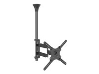 Multibrackets M Ceiling Mount Pro MBC1F - Fäste - för LCD-display - plast, aluminium, stål - svart - skärmstorlek: 17"-42" - takmonterbar 7350073736423