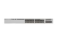 Cisco Catalyst 9200 - Förbättrad VRF, Network Advantage - switch - L3 - smart - 24 x 10/100/1000 (PoE+) + 4 x 10 Gigabit SFP+ - rackmonterbar - PoE+ C9200-24PB-A