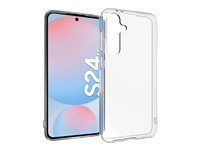 Insmat - Baksidesskydd för mobiltelefon - termoplastisk polyuretan (TPU) - klar - för Samsung Galaxy S24 FE 650-1291