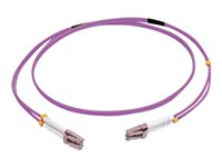 C2G 10m LC/LC OM4 LSZH Fibre Patch - Purple - Patch-kabel - LC multiläge (hane) till LC multiläge (hane) - 10 m - 10 m - fiberoptisk - duplex - 50/125 mikron - OM4 - lila 81754