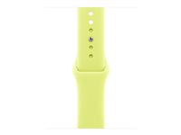 Apple - Band för smart klocka - 40mm - storlek M/L - neongul - för Watch Hermès Series 7, Hermès Series 9, SE 3, Series 10, Series 11, Series 8, Series 9 MFFU4ZM/A