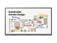 Samsung Interactive Display WE86FX - 86" Diagonal klass WEFX Series LED-bakgrundsbelyst LCD-skärm - utbildning/företag - med inbyggd interaktiv whiteboard, pekskärm (multitouch) - 4K UHD (2160p) 3840 x 2160 LH86WEFWLGCXEN