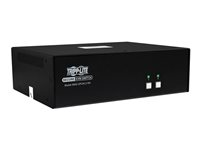 Tripp Lite Secure KVM Switch, 2-Port, Dual Head, DisplayPort to DisplayPort, 4K, NIAP PP4.0, Audio, CAC, TAA - Omkopplare för tangentbord/video/mus/ljud - 2 x KVM/ljud/USB - 1 lokal användare - skrivbordsmodell - TAA-kompatibel - för P/N: P783-006-DP, P783-006-DPU, P783-010-DP, UR022-001, UR030-006 B002-DP2AC2-N4