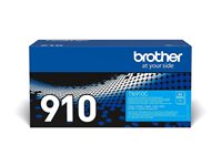 Brother TN910C - Ultra Jumbo - cyan - original - tonerkassett - för Brother HL-L9300, HL-L9310, MFC-L9570 TN910C