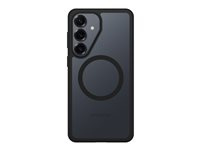 OtterBox React Series - Baksidesskydd för mobiltelefon - svart kristall (genomskinlig/svart) - för Samsung Galaxy S26+ 77-99936