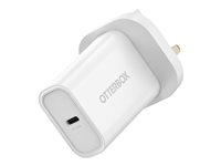 OtterBox - Strömadapter - 30 Watt - PD (USB-C) - vit 78-81347