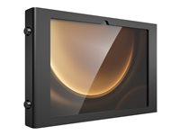 Compulocks Galaxy Tab S9+/S9FE+ 12.4" Apex Secured Enclosure Wall Mount - Hölje - portabel, synlig kamera och sensorer fram/bak - för surfplatta - låsbar - metallram - svart - skärmstorlek: 12.4" - monterbar på golvstativ - för Samsung Galaxy Tab S10+, Tab S9 FE+, Tab S9+ 124GAPXB