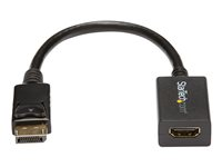 StarTech.com DisplayPort till HDMI-videoadapter - Videokort - DisplayPort hane till HDMI hona - 26.5 cm - för P/N: DK30CH2DEP, DK30CH2DEPUE, DK30CHDDPPD, DK30CHDPPDUE, MST14DP123DP, SV231QDPU34K DP2HDMI2