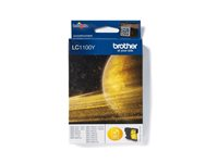 Brother LC1100Y - Gul - original - bläckpatron - för Brother DCP-185, 395, 585, J715, MFC-490, 5490, 5890, 5895, 6890, 790, 795, 990, J615 LC1100Y