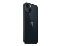 Apple iPhone 14 - 5G smartphone - dual-SIM / Internminne 256 GB - OLED-skärm - 6.1" - 2532 x 1170 pixlar - 2 bakre kameror 12 MP, 12 MP - front camera 12 MP - midnatt MPVX3QN/A