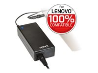 PORT Connect Universal Power Supply - Strömadapter - AC 100-240 V - 90 Watt - svart 900007-LE