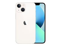 Apple iPhone 13 mini - 5G smartphone - dual-SIM / Internminne 512 GB - OLED-skärm - 5.4" - 2340 x 1080 pixlar - 2 bakre kameror 12 MP, 12 MP - front camera 12 MP - starlight MLKC3QN/A
