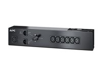 APC Service Bypass Panel - Kraftdistributionsenhet (kan monteras i rack) - AC 230 V - 1500 VA - ingång: IEC 60320 C14 - utgångskontakter: 7 - 2U - svart - för P/N: SMC1500I-2UC, SMC1500IC, SMT1000I-AR, SMT1000IC, SMT1500I-AR, SMT1500R2I-AR SBP1500RMI