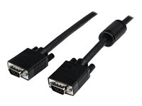 StarTech.com 25m Coax High Resolution Monitor VGA Cable HD15 M/M - VGA-kabel - HD-15 (VGA) (hane) till HD-15 (VGA) (hane) - 25 m - formpressad - svart MXTMMHQ25M