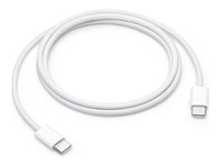 Apple - USB-kabel - 24 pin USB-C (hane) till 24 pin USB-C (hane) - USB 2.0 - 1 m - USB Power Delivery (60W) MW493ZM/A