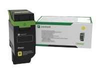 Lexmark - Extra lång livslängd - gul - original - box - tonerkassett LCCP, LRP - för P/N: CS632DWE 75M2XY0