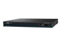 Cisco 2901 - Router 1GbE - WAN-portar: 2 - rackmonterbar CISCO2901/K9