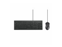 Kensington KM100 EQ - Sats med tangentbord och mus - USB - QWERTY - hela norden K75452PN